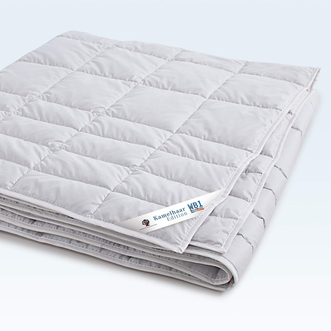 Dormabell Sommersteppbett Kamelhaar Edition WB1, luftig leichte Sommerdecke mit 100% temperaturausgl