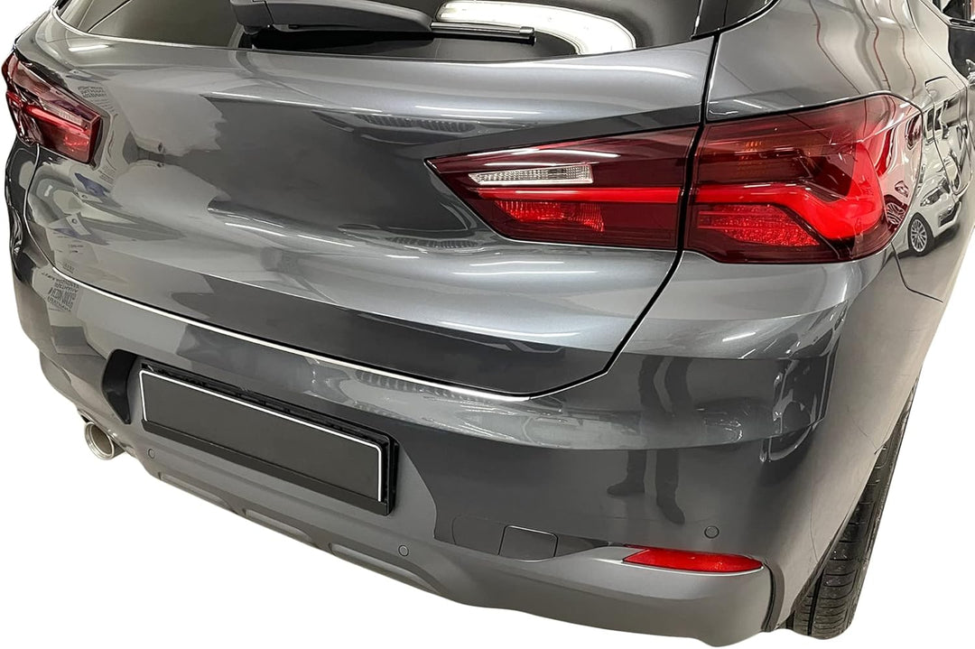 Ladekantenschutz Edelstahl CHROM kompatibel für BMW X2 | Typ F39 | BJ ab 2017> | premium Qualität vo