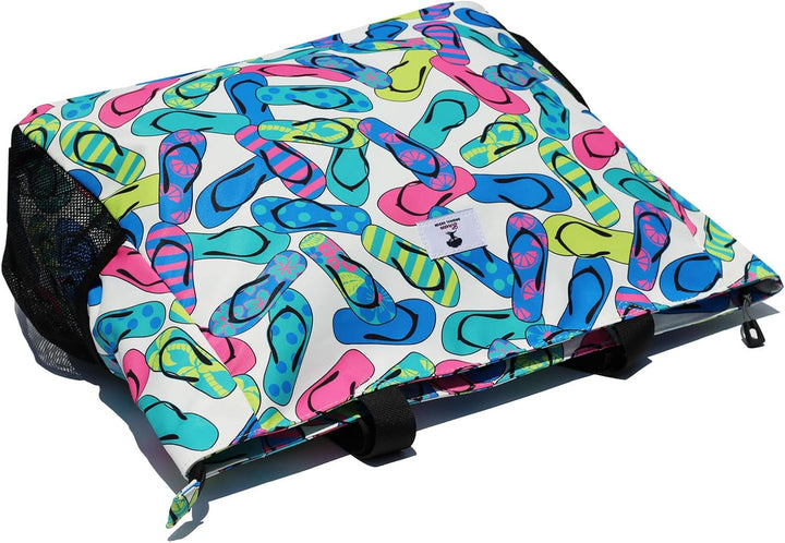 Grosse Strandtasche, wasserabweisend, leicht, 50,8 cm, für Damen, für Fitnessstudio, Strand, Reisen,