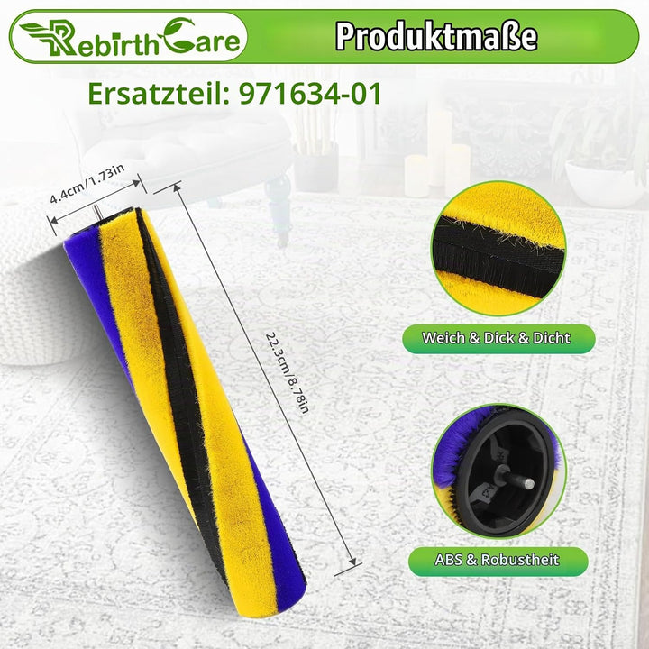 V12 Bürstenwalze für Dyson V15 Detect/V12 Slim/V12 Detect Slim/V10 Digital Slim/V8 Slim, Slim Fluffy