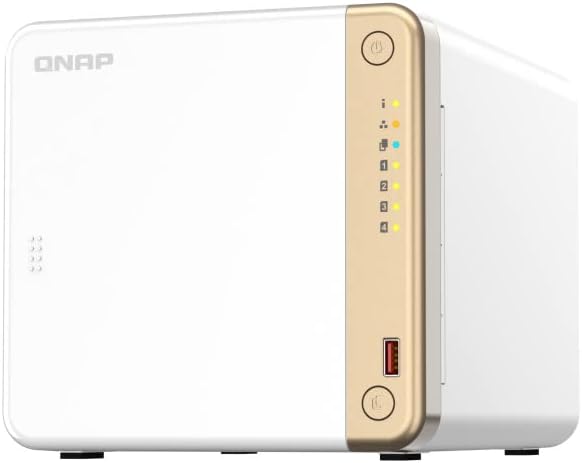QNAP TS-462-2G, 4 Bay NAS (Intel® Celeron® N4505 2-Core/2-Thread Prozessor, Turbo bis zu 2,9 GHz, 2,