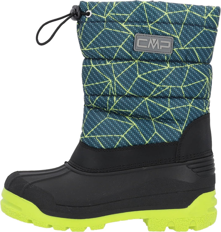 CMP Unisex Kinder Kids Sneewy Snowboots Walking Shoe 23 EU Deep Lake Acido, 23 EU Deep Lake Acido
