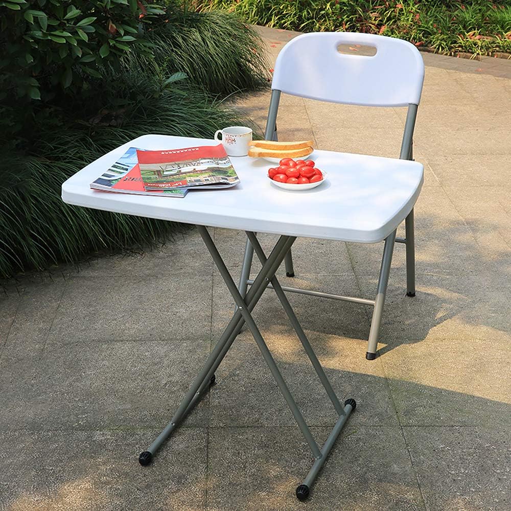 Willonin Klapptisch Campingtisch klein Esstisch Gartentisch faltbar und höhenvertstellbar Tischrahme