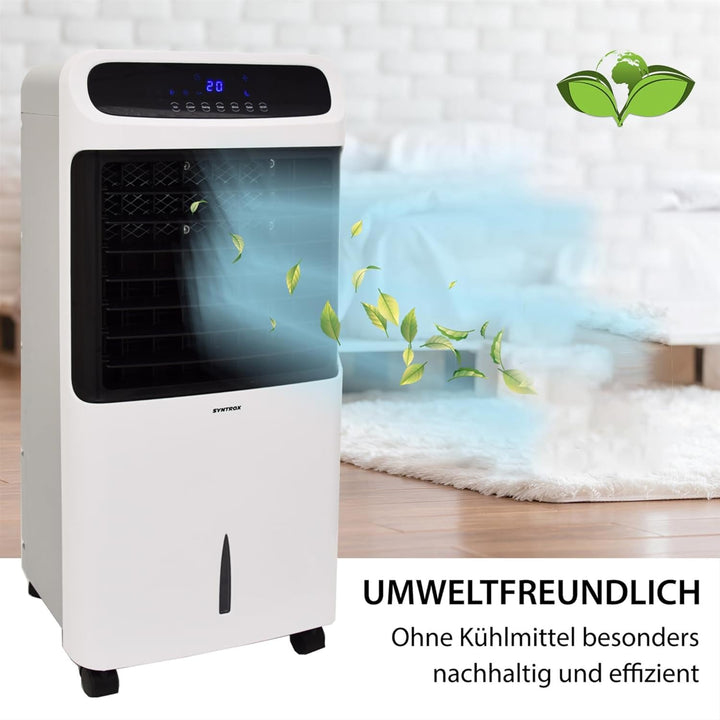 Syntrox Verdunstungskühler Windo | Luftkühler mit Wasser | Luftbefeuchter, Einstellbare Geschwindigk