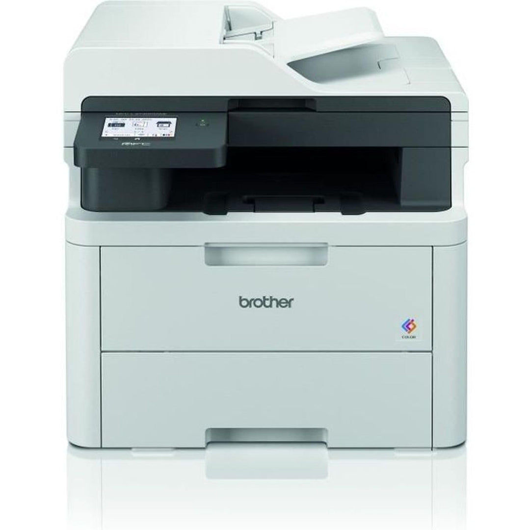 Brother MFC-L3740CDWE EcoPro- Kompaktes 4-in-1 Farb-LED Multifunktionsgerät mit WLAN/LAN, ADF und Du