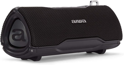 AIWA BST-500BK: Stereo-Bluetooth-Lautsprecher, TWS, tragbar, Schwarz, geeignet für Android oder iPho