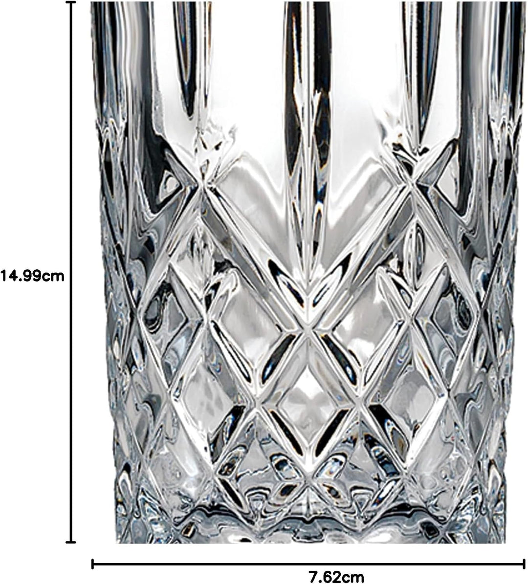 Marquis By Waterford Markham Highball-Set, 4 Stück, 1 Stück (1 Stück), transparent, 4 Count (Pack of