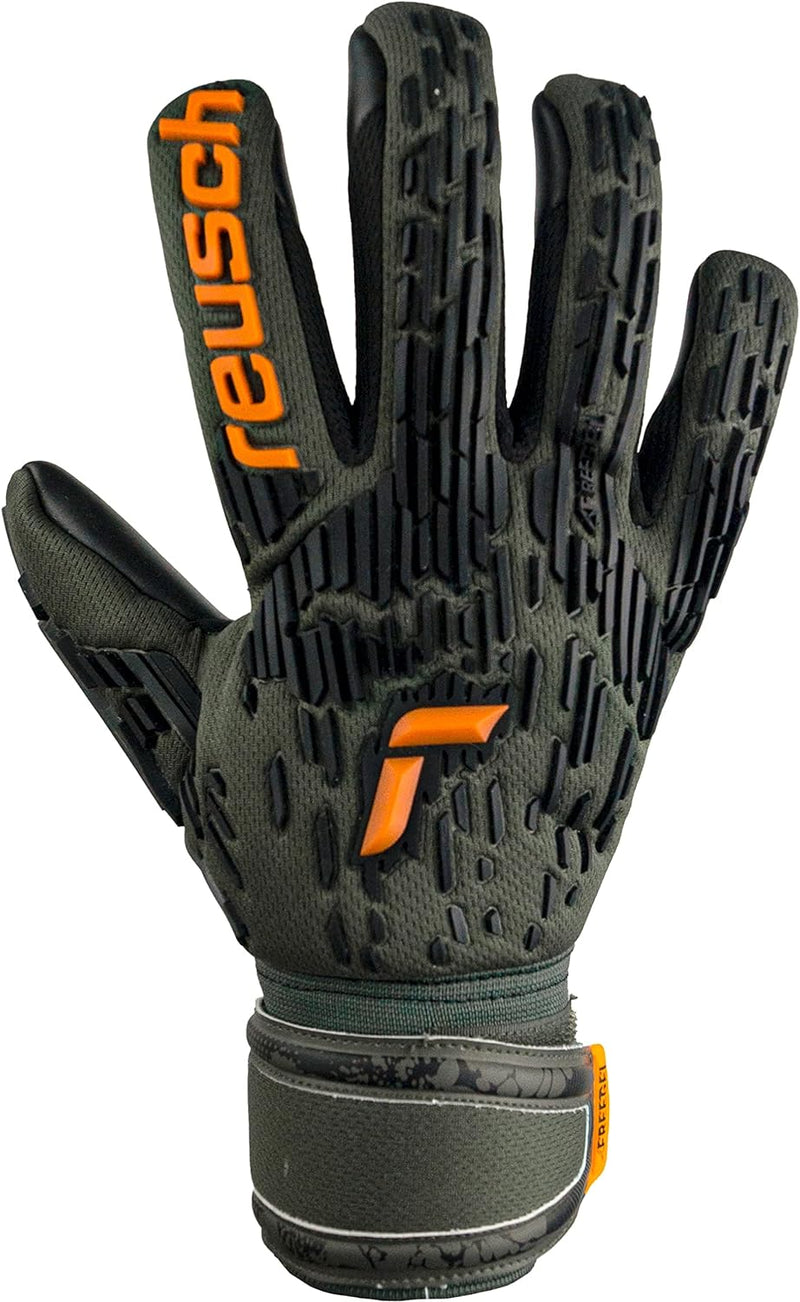 Reusch Attrakt Freegel Silver warthandschuhe 8 Gren/Shock orng/Blck, 8 Gren/Shock orng/Blck