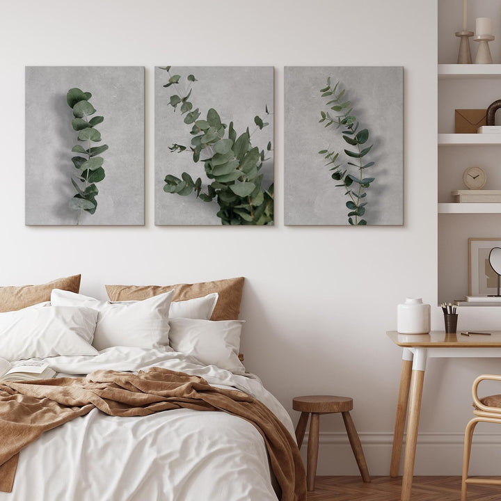 Muralo - Wandbilder Set - Leinwand Bilder Set Aufhängefertig - Bilder für Wohnzimmer Schlafzimmer -
