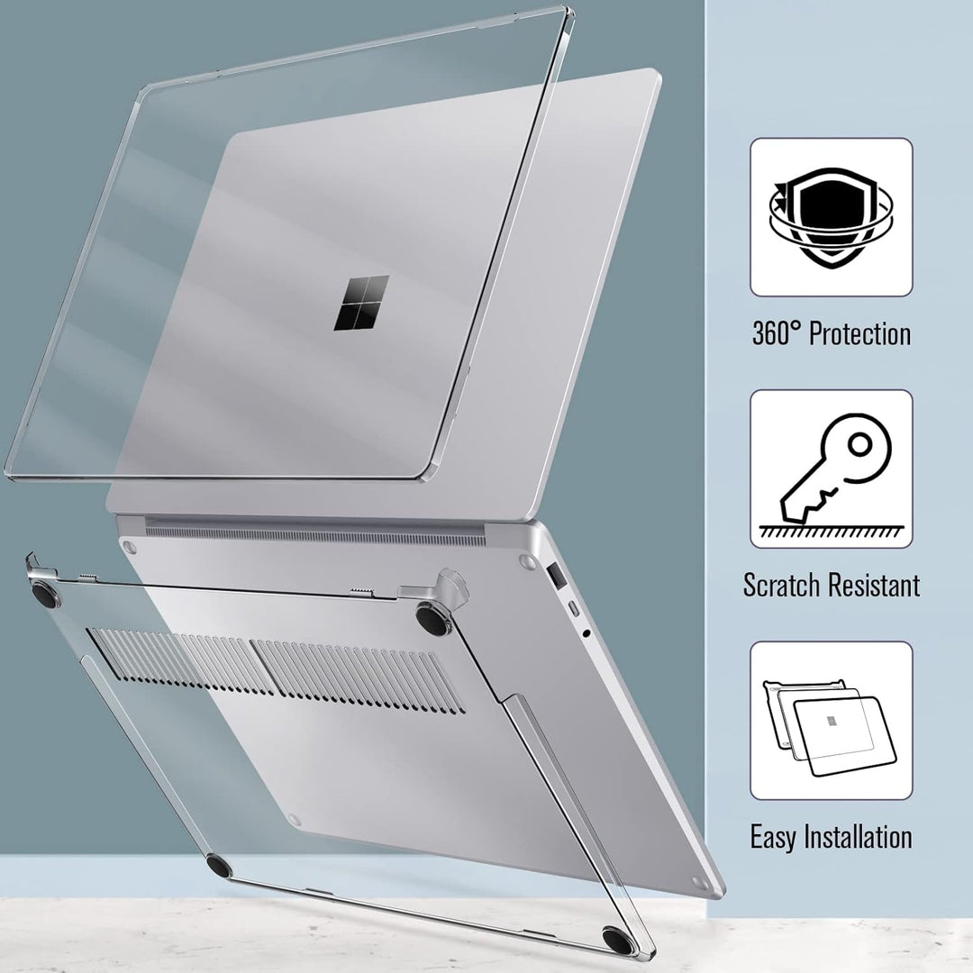 Fintie Hülle Kompatibel mit 15 Zoll Microsoft Surface Laptop 5/4/3 mit Metall-Tastatur (Modelle 1872