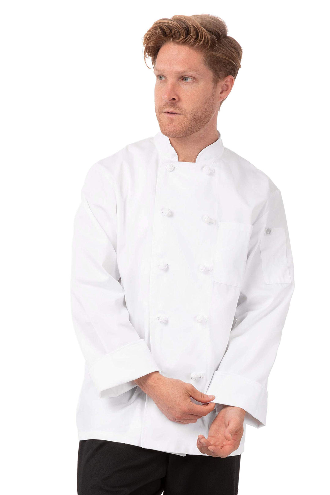 Chef Works bordeaux Basic Chef Coat, weiss, PKWC-WHT-4XL, 4XL