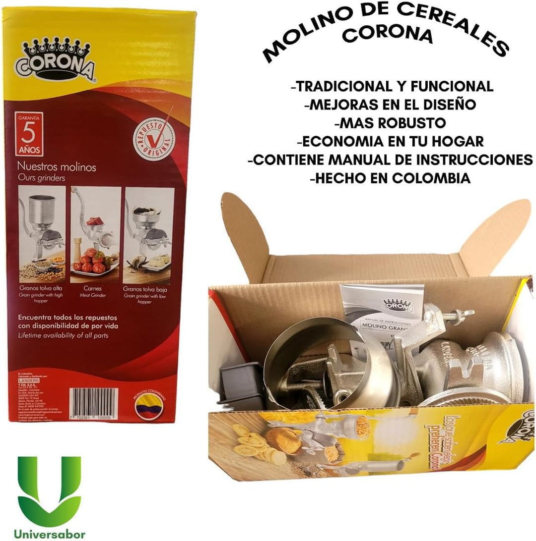 Crown Getreidemühle - Mais Schleifmaschine - Krone