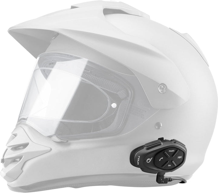 INTERPHONE Tour - Einzelpack - Bluetooth-Kommunikationssystem für Motorräder - Bis zu 4 Reiters, 1,5