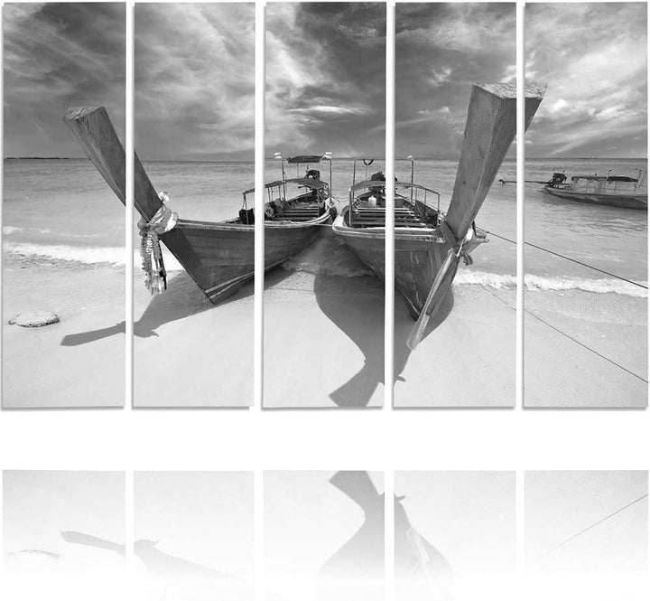 Feeby. Leinwandbild - 5 Teile - Bilder, Wand Bild, Wandbilder, Kunstdruck XXL, 5-Teilig, Typ C, 100x