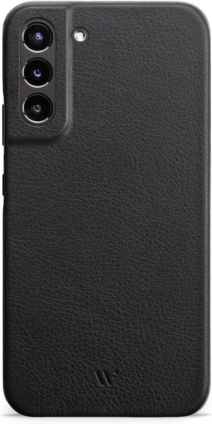 WIIUKA Hülle für Samsung Galaxy S23 Plus, Leder aus Deutschland, Lederhülle extra Dünn, Premium Hand