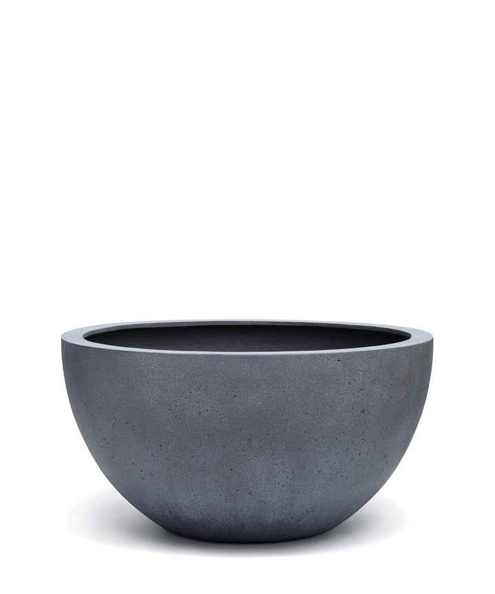 ESCHBACH® Pflanzkübel Low Egg Pot 50 Blei Grau Schale * 45 x 45 x 22 cm * 10 Jahre Garantie 45x45x 2