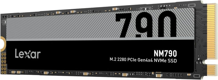 Lexar NM790 1TB SSD, PCIe Gen4x4 NVMe 1.4 M.2 2280 SSD, Bis zu 7400MB/s Lesen, 6500MB/s Schreiben, S