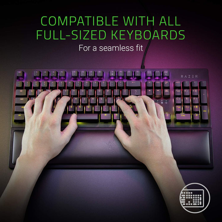 Razer Wrist Rest - Ergonomische Handballenauflage für Gaming Tastaturen im Full-Size-Format (Polster