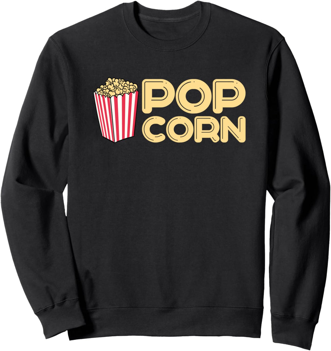 Popcorn Snack Kino Süss Salzig - Popcorn Sweatshirt