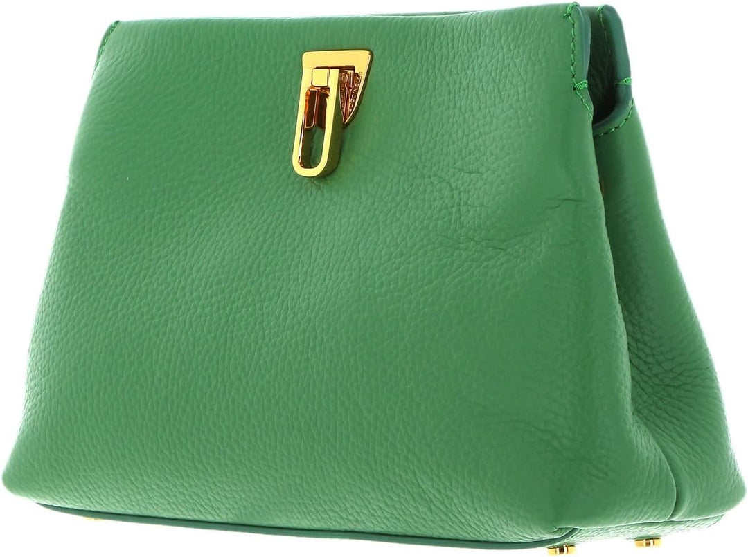 Coccinelle Beat Clutch Handbag Grained Leather Peppermint