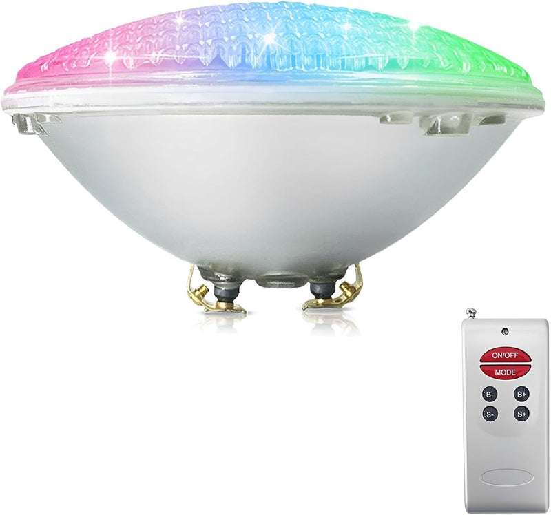 COOLWEST RGB Schwimmbadleuchten 18W PAR56 LED Poolbeleuchtung Einhänge Unterwasser ersatz 150W Halog