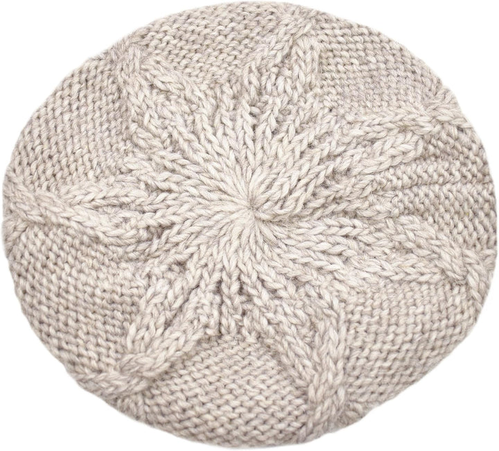Strickmütze | Pragelierte Baskenmütze | Mütze aus Wolle und Alpaka | Made in Italy | Herren Damen |