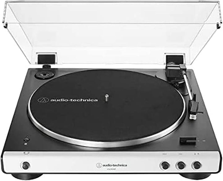 Audio-Technica LP60XBTWH Vollautomatischer Stereo-plattenspieler mit Riemenantrieb Weiss White Bluet