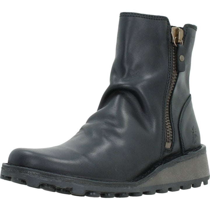 FLY London Damen Mon944fly Stiefel 36 EU Schwarz, 36 EU Schwarz