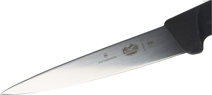 Victorinox Fibrox Kochmesser, Stechmesser, Extra Scharfe Klinge, Rostfreier Stahl, Spülmaschinengeei