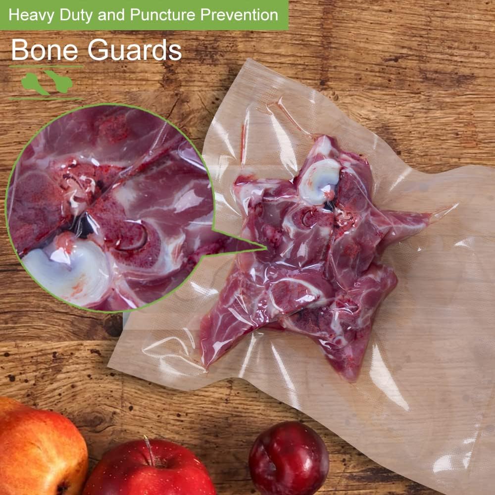 VacFreKep 100 Beutel 15x25cm Vakuumier Beutel Vakuumbeutel für Lebensmittel,BPA-Frei Sous Vide Vakuu