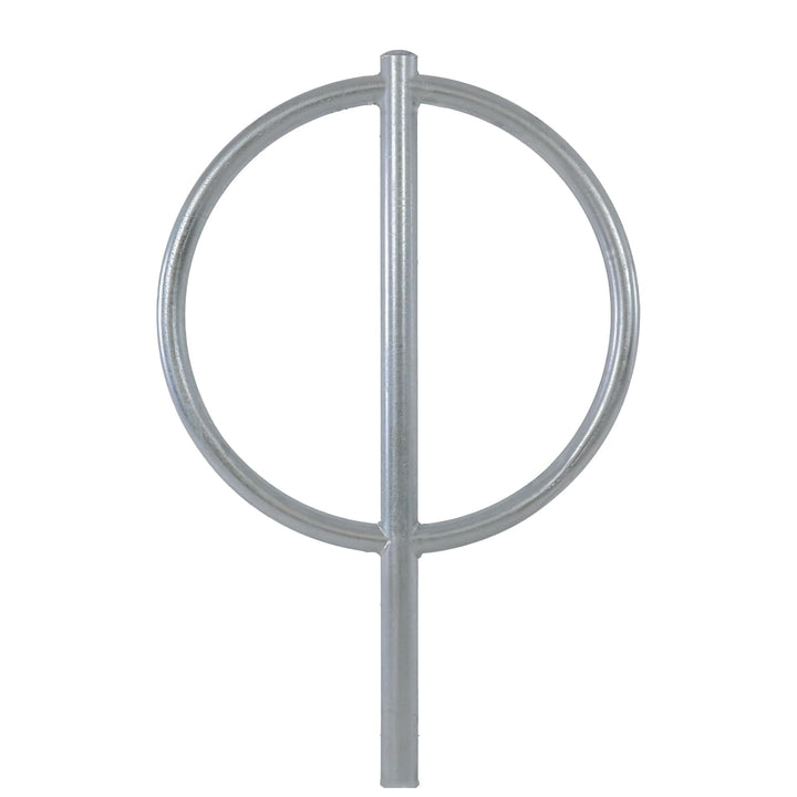 TRUTZHOLM Fahrradanlehnbügel 115 x 76 cm Stahl pulverbeschichtet Ø 60 mm zum Einbetonieren Parker An