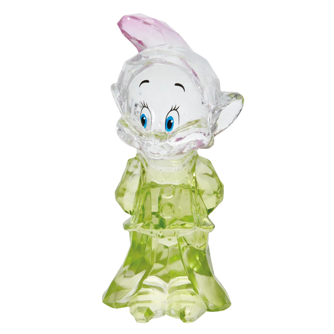 Enesco FACETS Disney Schneewittchen und die sieben Zwerge Dopey Miniatur-Figur, 8,9 cm, Grün