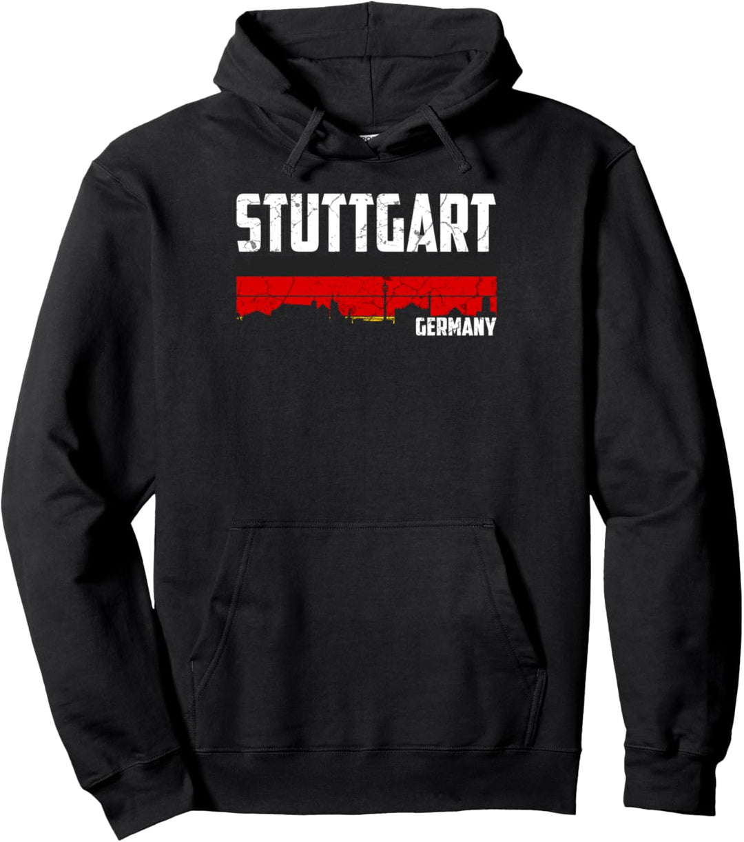 Mein Stuttgart Skyline Deutschland Heimat Stadt Souvenir Pullover Hoodie