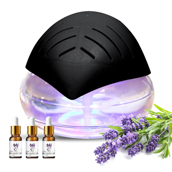Lufterfrischer Luftbefeuchter Aroma Diffuser Ioniser with 30ml Essential Oils, Aromatisierer Raumluf