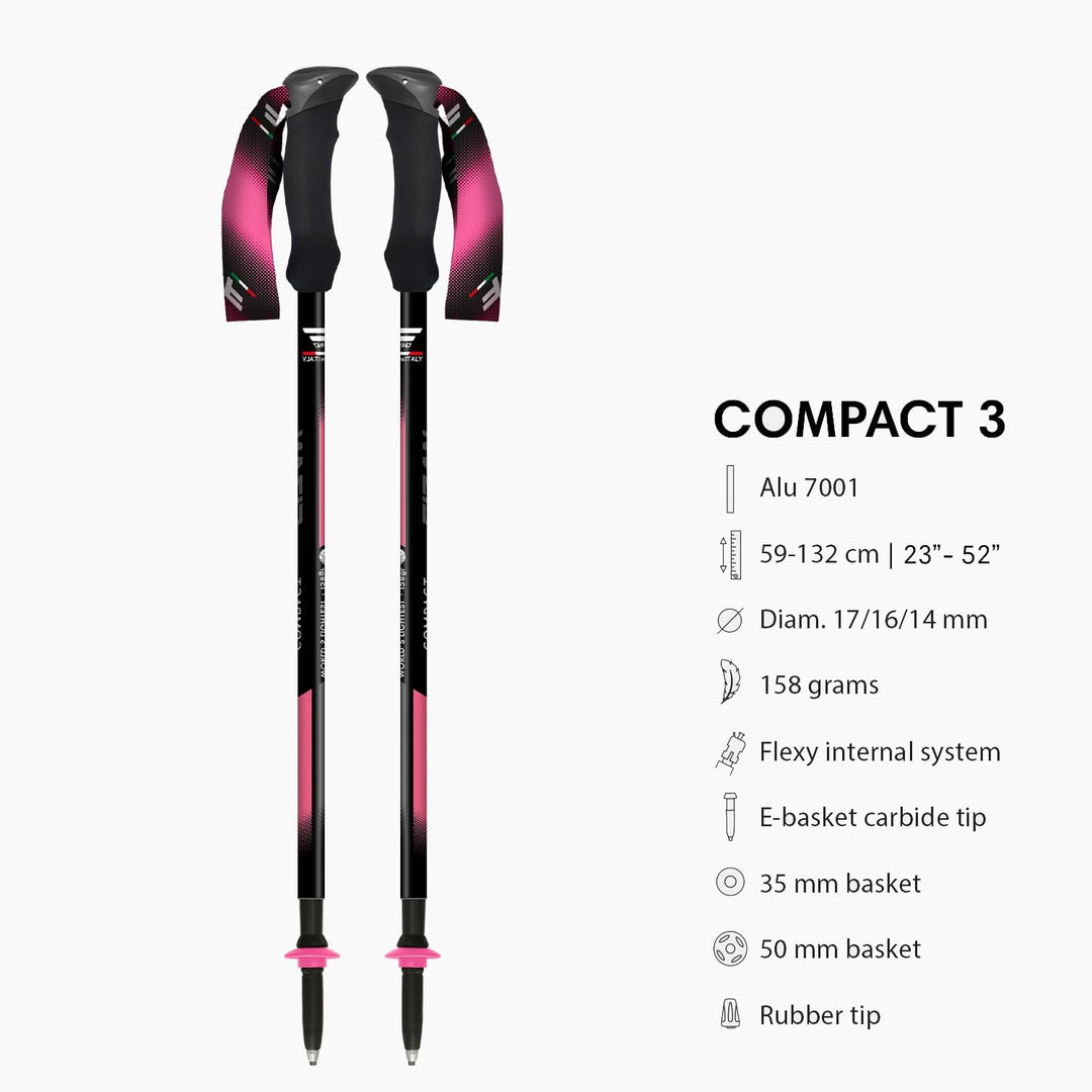 Fizan Compact 3 Pink / EVA-Schaumstoff, Compact 3 Pink / EVA-Schaumstoff