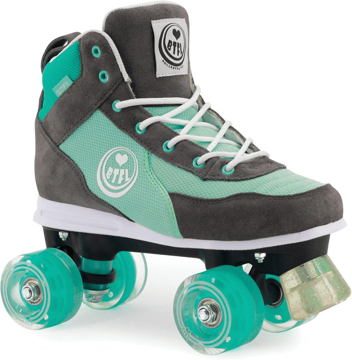 BTFL Trend-Skate Damen,Frauen,Mädchen,Kinder,Rollschuhe,Discoroller,Rollerskates,Retro-Rollschuhe,Cl