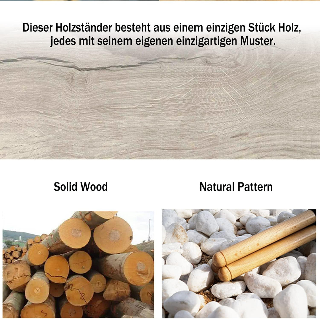 IFOOTAGE Timberpod Minipod aus Buche, Holzstativ, 1/4 Zoll Schraube, 360° und 90° Flexibler Kugelkop