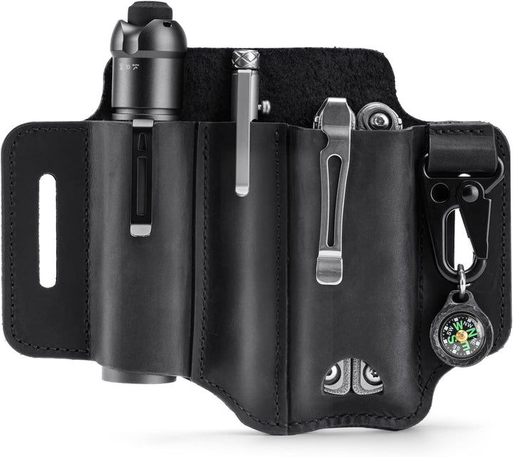 VIPERADE PJ29 EDC Lederscheide, Multitoolscheide/Werkzeuge Holster/Messergürtelscheide/Taschenlampen