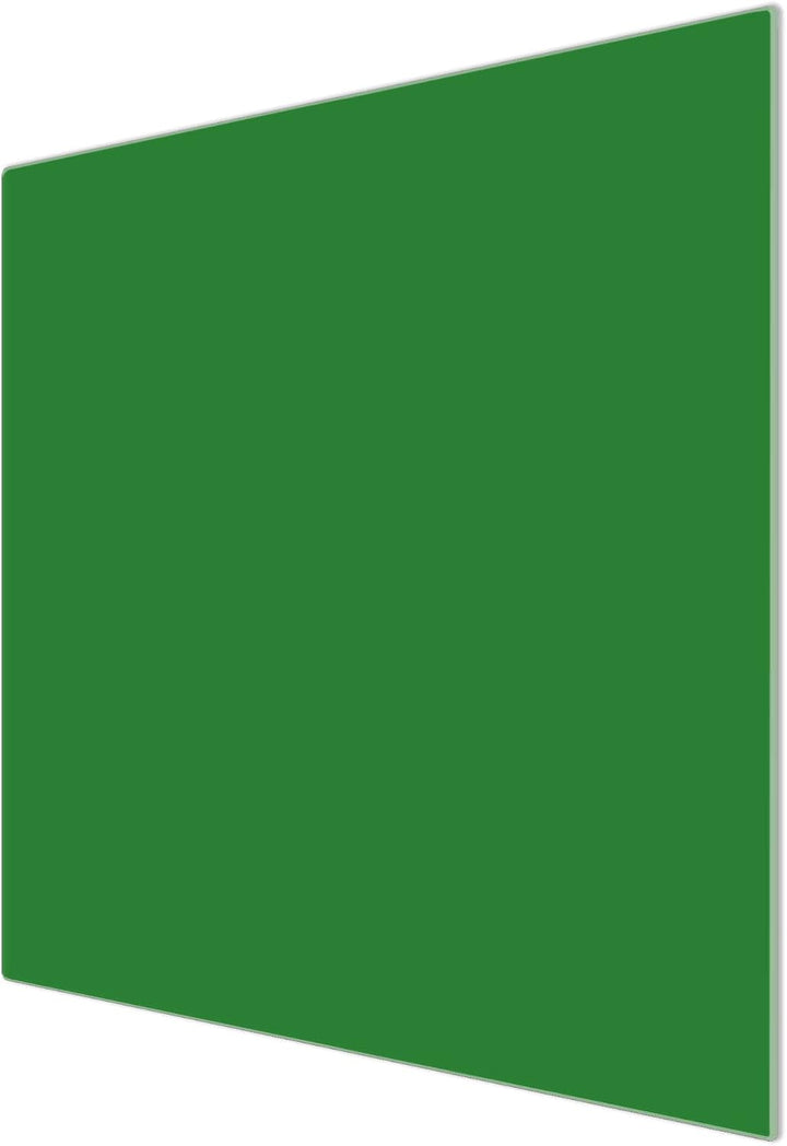 banjado® Herdabdeckplatte Glas 1-teilig 60x52 cm/Schneidebrett Herdabdeckung mit Motiv Grün/Herdabde