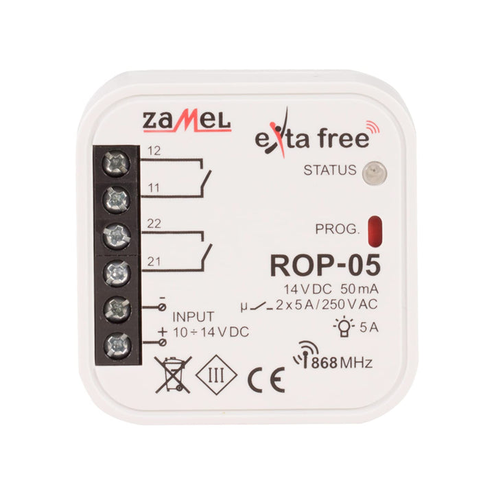 ZAMEL EXF10000091 ROP-05 Kabellose Steuerung, Silber