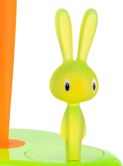 Alessi "BUNNY & CARROT" Küchenrollenhalter aus thermoplastischem Harz, grün, 20.2 x 16 x 34 cm, Grün