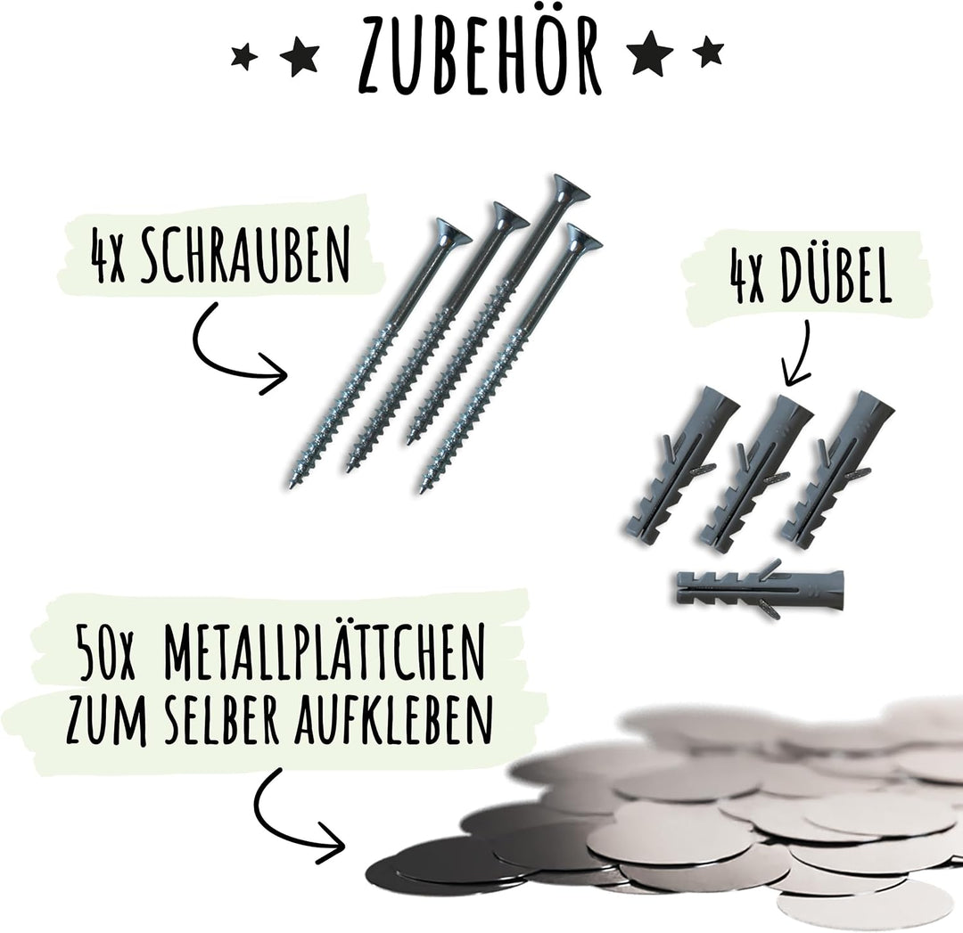 Tonie Regal für Toniebox, Toniebox Regal personalisiert mit Name und Holzsymbolen, Tonie Aufbewahrun