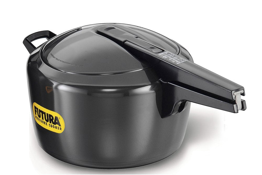 Hawkins Futura 7 Liter Schnellkochtopf, Jumbo-Design Pfannenkocher, harteloxierter Innendeckel-Schne