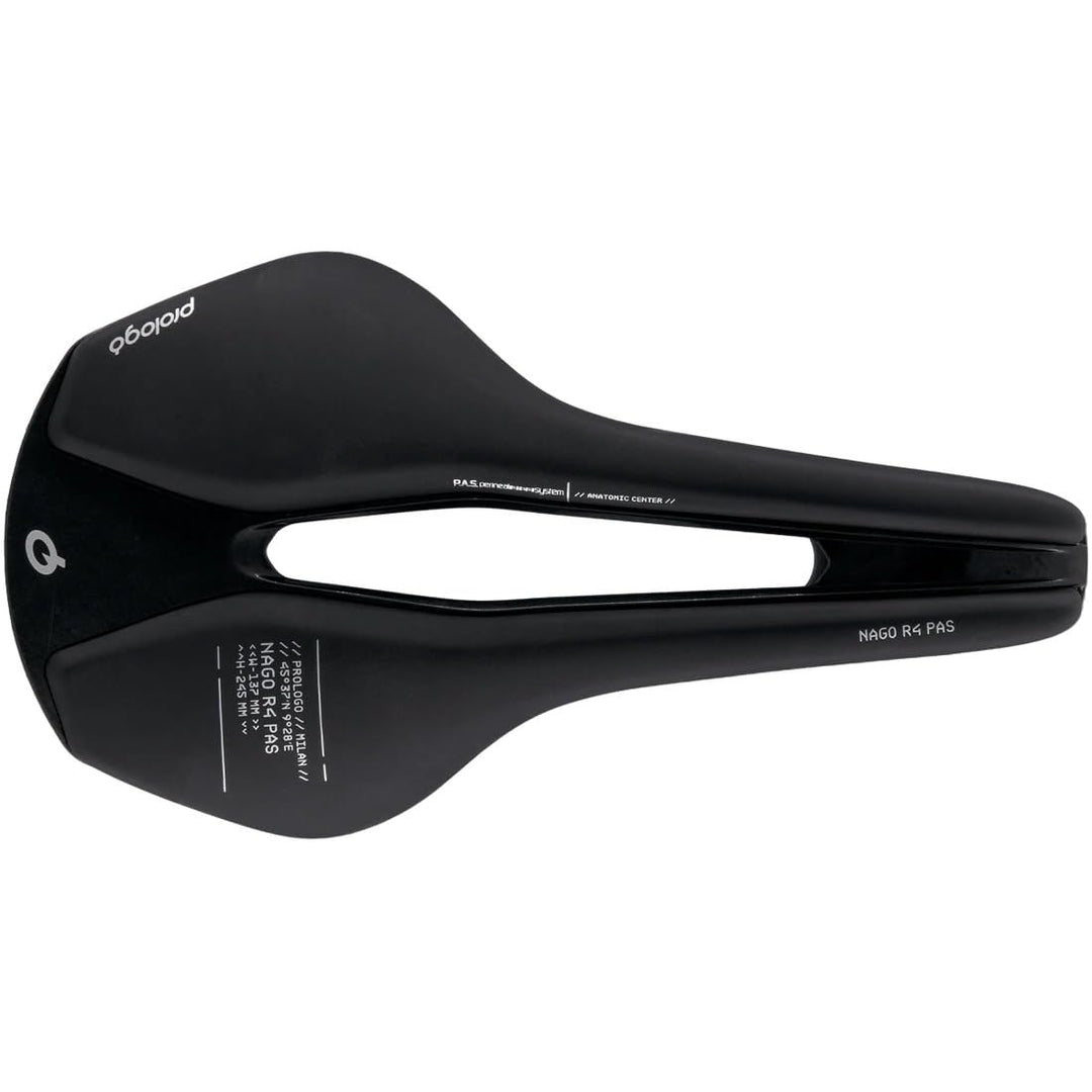 Prologo Nago R4 PAS Tirox Rennradsattel, hart, schwarz, 137 mm