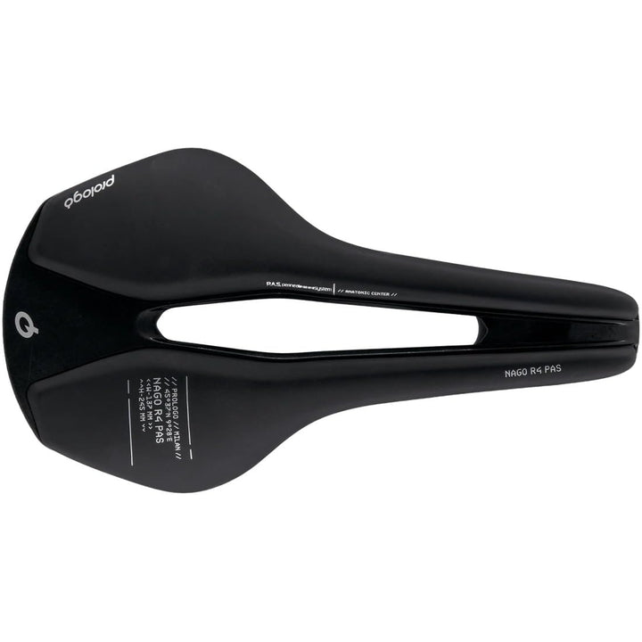 Prologo Nago R4 PAS Tirox Rennradsattel, hart, schwarz, 137 mm