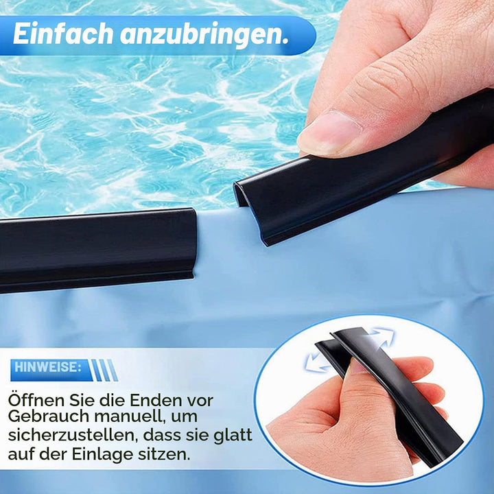 Haofy Poolrandstreifen, Schwimmbadfolien-Clips Zum Austausch der überlappenden Poolfolie – Premium-P