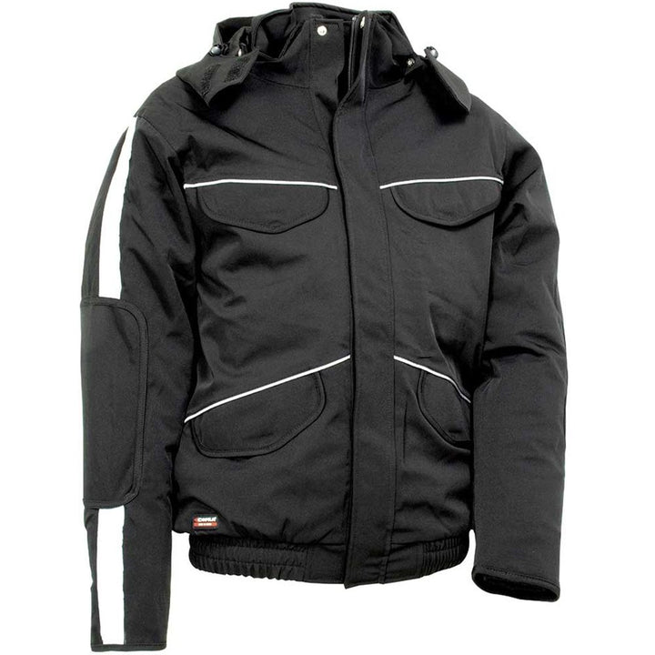 Cofra V094-0-05.Z56 Polsterjacke "Strasbourg", schwarz, 56 56 BLACK / BLACK, 56 BLACK / BLACK