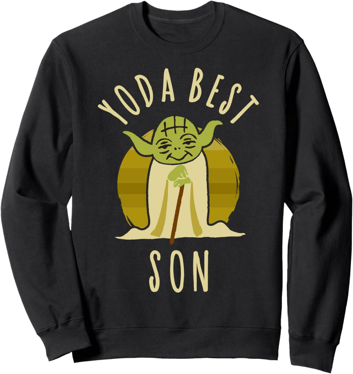 Star Wars Yoda Best Son Cartoon Yoda Sweatshirt