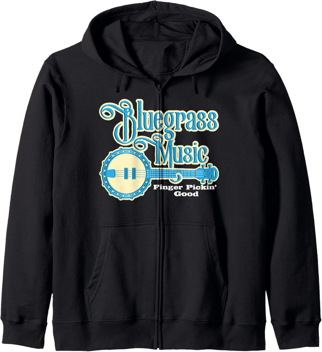 Bluegrass Musik-Fingerpickin Good – Banjo-Spieler, Musiker Kapuzenjacke