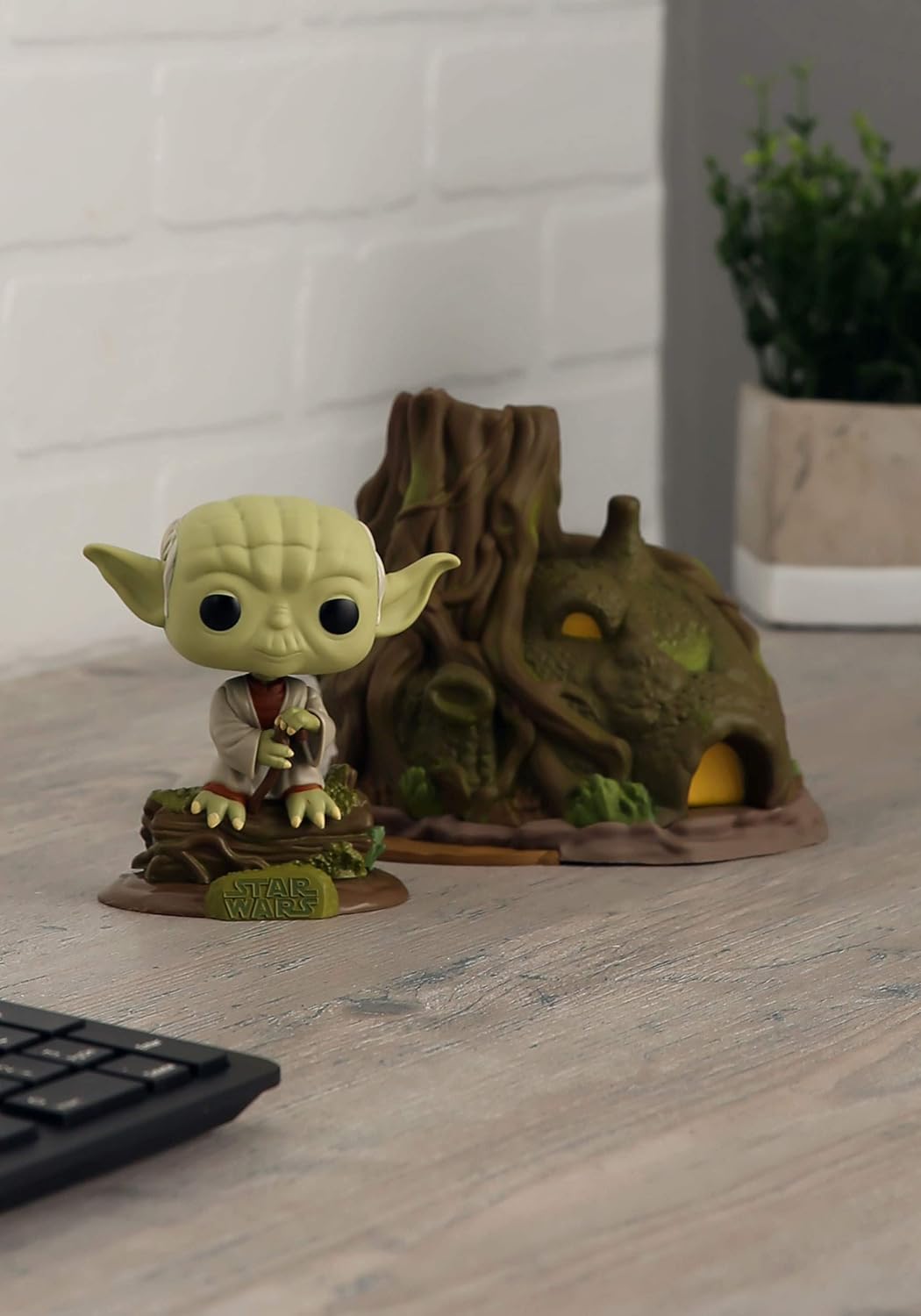Funko Pop! Town: Star Wars - Yoda's Hut - Vinyl-Sammelfigur - Geschenkidee - Offizielle Handelswaren